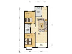 汇元九号院，新小区近期交房，两居室-涿州汇元-玖號院户型图