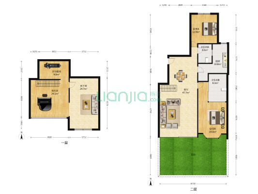 中山元一新苑 3室1厅2卫 183平方