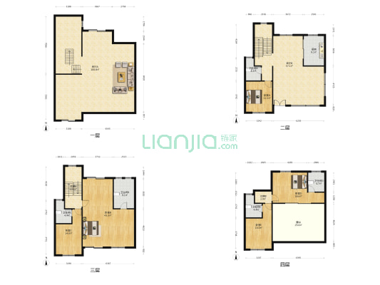 碧桂园山湖城珑熙岛 5室2厅5卫 372平方