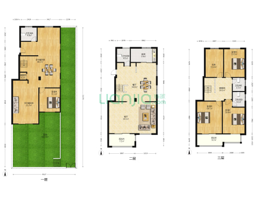 天工名爵府 7室2厅4卫 180平方