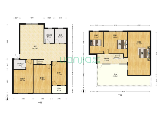 新福昌花园 6室1厅2卫 180平方