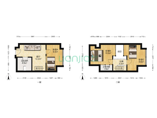 资辉壹方汇 3室1厅2卫 42平方