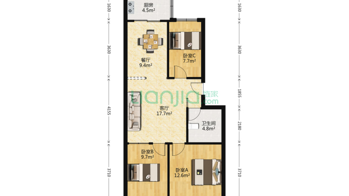 盛隆广场A区二手房实景图