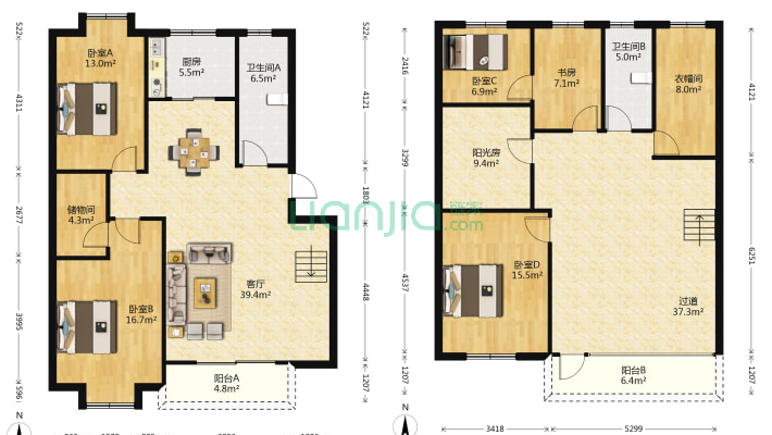 香格里花园东区二手房实景图