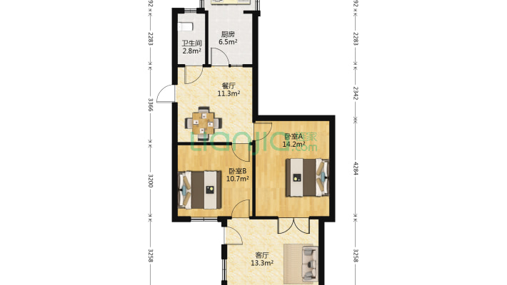 上海路烟草公司宿舍二手房实景图
