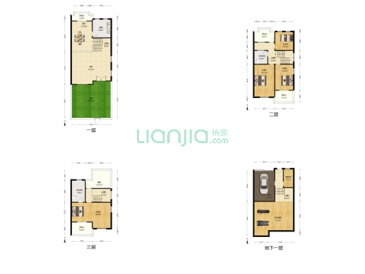 首创岭南花园 5室2厅2卫 278平方