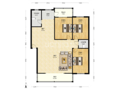 方正园  南北通透大三居室  单价低-涿州方正园户型图