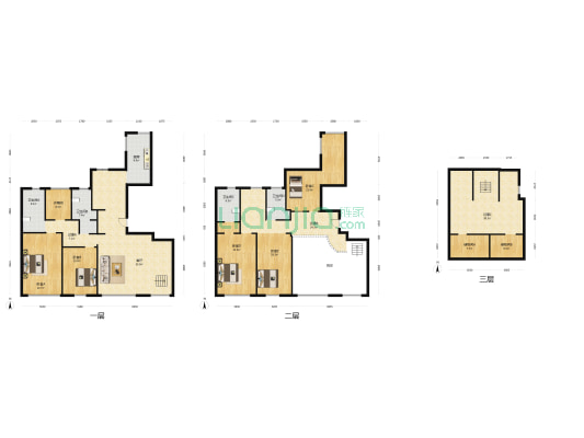 紫荆假日广场 5室1厅4卫 280平方