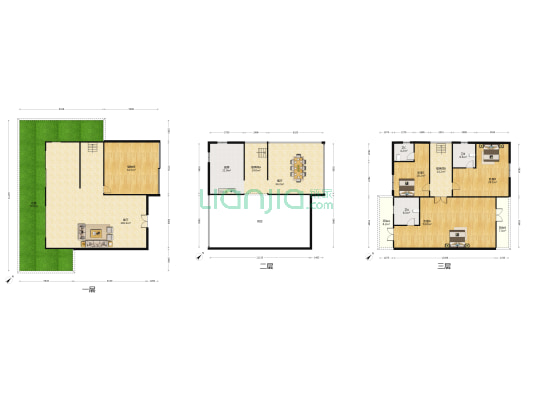 桂海花园 3室2厅3卫 603平方