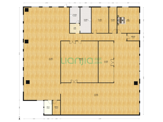 国际金融街5号 6室0厅2卫 888平方