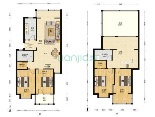 舒柳苑 4室1厅2卫 161平方