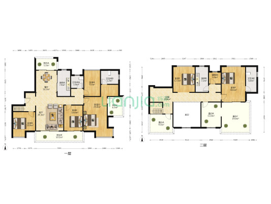 万达茂御墅仕家 6室2厅3卫 232平方