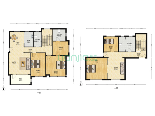 荣盛和府 4室3厅3卫 308平方