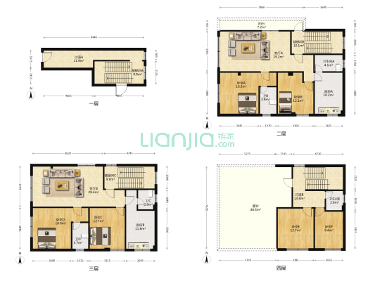 盛兴路 6室2厅5卫 330平方