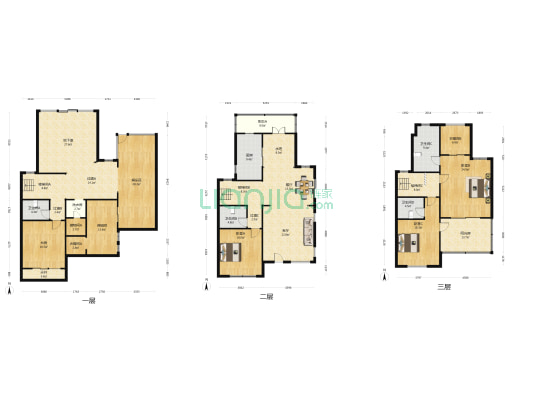 合生国际花园 4室2厅4卫 194平方