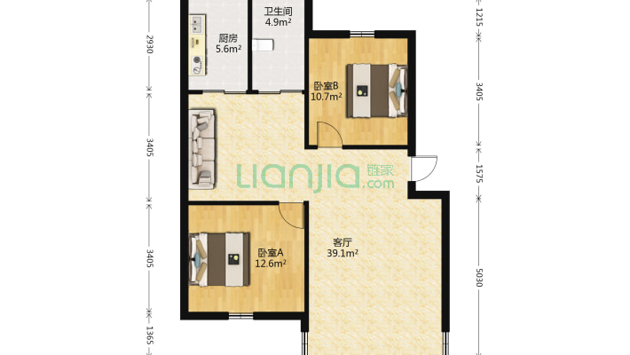 省一建商住小区二手房实景图