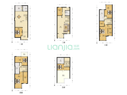 书香园 6室2厅5卫 236平方