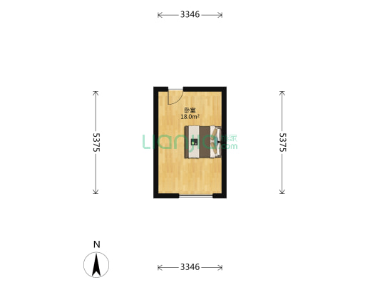 春江花园 1室0厅0卫 76平方