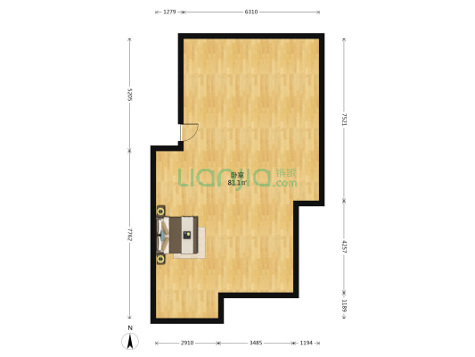 兴泰苑 1室0厅0卫 92平方