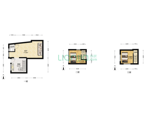 康乐坊 2室1厅1卫 28平方