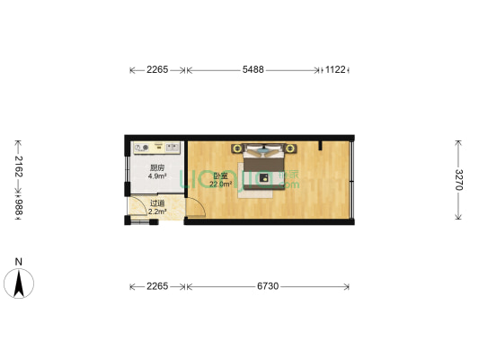 安信大楼 1室0厅0卫 46平方