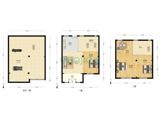 花语江南坊 4室1厅0卫 218平方