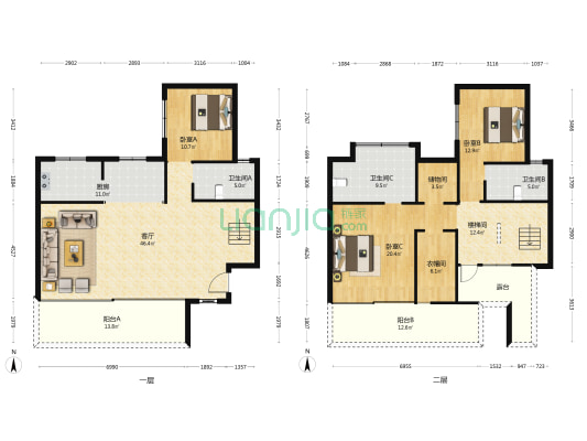奥园麓语ONE 3室1厅3卫 251平方