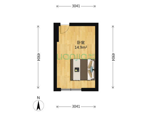 河滨里 1室0厅0卫 27平方