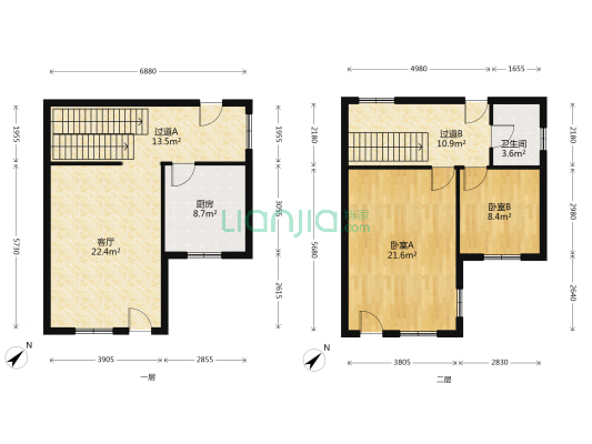 芙滨路 2室1厅1卫 342平方