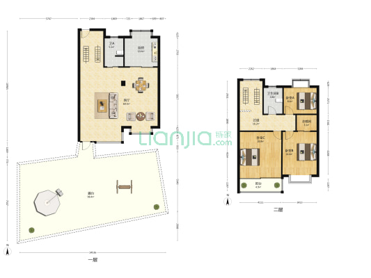 南街294号 3室1厅2卫 163平方
