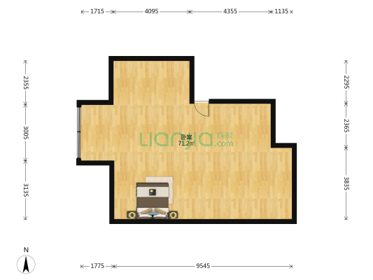 仰忠街11号大院 1室0厅0卫 77平方