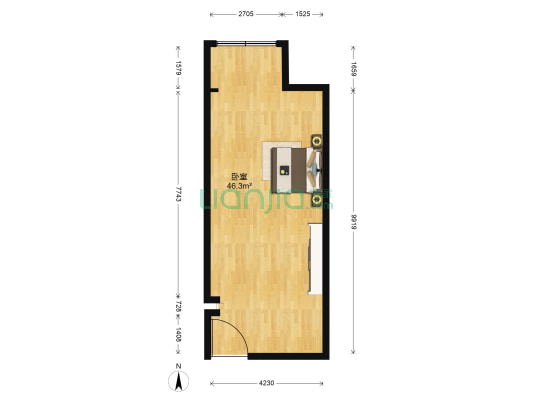欧亚大观商都 1室0厅0卫 65平方