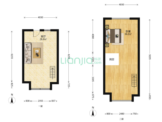 中环赞城 1室1厅0卫 47平方