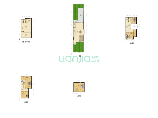 龙意园 4室1厅2卫 290平方