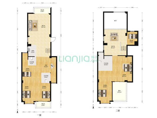 达芙妮名苑 7室2厅3卫 282平方