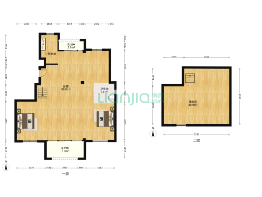 凯悦欣城 1室0厅1卫 118平方
