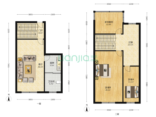淄城东路482号 3室1厅1卫 157平方