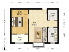 在范阳主路上，马路南侧就是钻石广场，出行方便有838-涿州宏远裕隆户型图