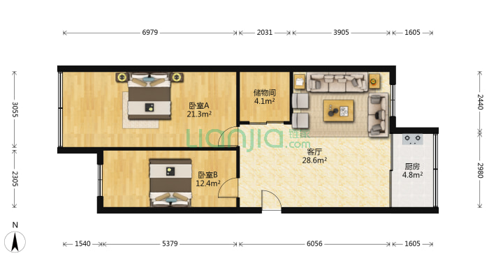 绿云馨园二手房实景图