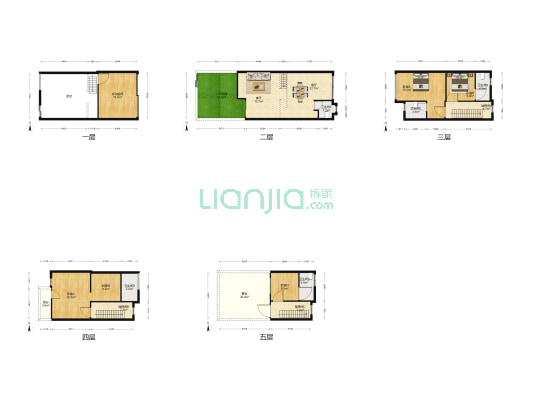 半山翠庭 5室2厅5卫 215平方