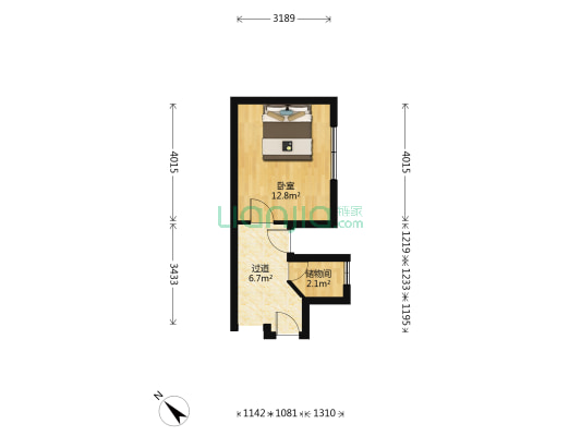 敦本里 1室0厅0卫 15平方