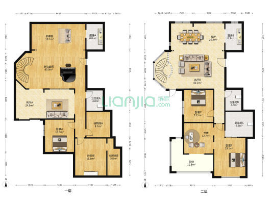 祥生御江湾(公寓) 5室3厅3卫 310平方