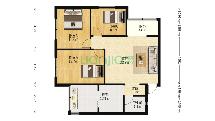 鸿运小区二手房实景图