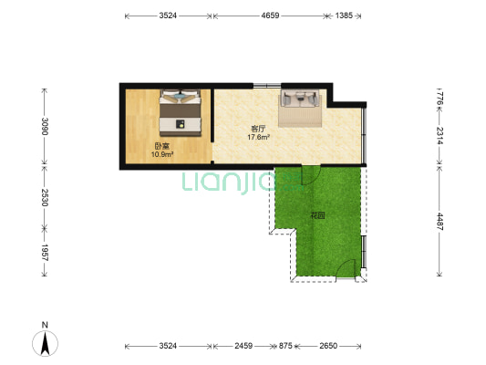 延吉东路131弄 1室1厅0卫 32平方