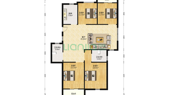 西山郡二手房实景图