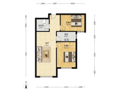 狮子城精装两居房本满二，有租户看房房主系租户-涿州K2狮子城北区户型图
