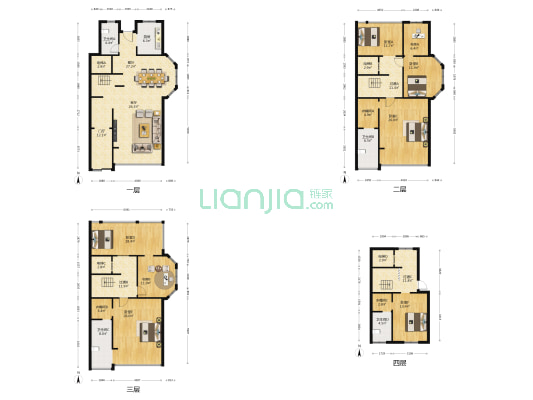 浦发领秀城 8室2厅4卫 257平方