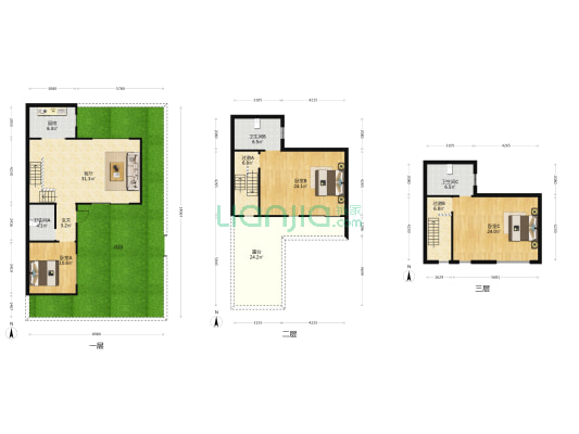 碧桂园荣盛华府 3室1厅3卫 148平方