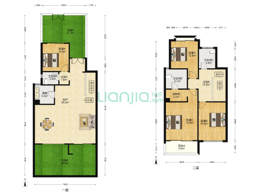 瑞府 4室1厅3卫 197平方