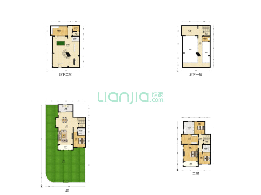 亦庄金茂府 4室1厅4卫 208平方
